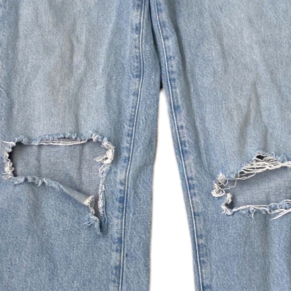 PacSun Eco Light Blue Distressed Dad Jeans - Picture 7 of 16